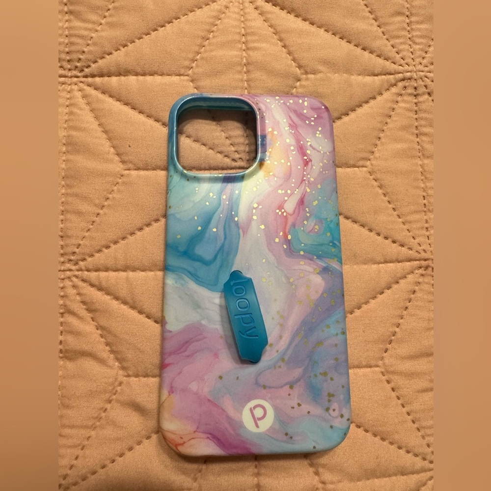 iPhone 12/13 Pro Max Loopy Phone Case- Cotton Candy Swirl